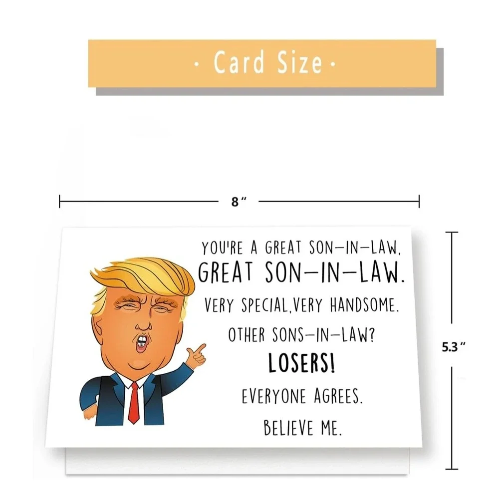 Funny Trump Son-in-law Father's Day Card Birthday Gift For Men Him‎ Idea